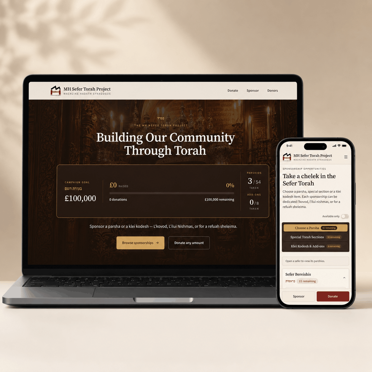MH Sefer Torah Project homepage