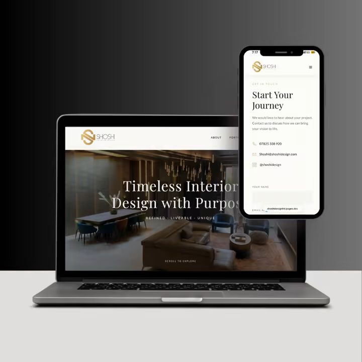 Shoshi Design homepage
