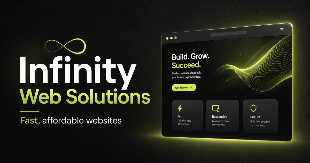 Infinity Web Solutions | Modern & Affordable Websites